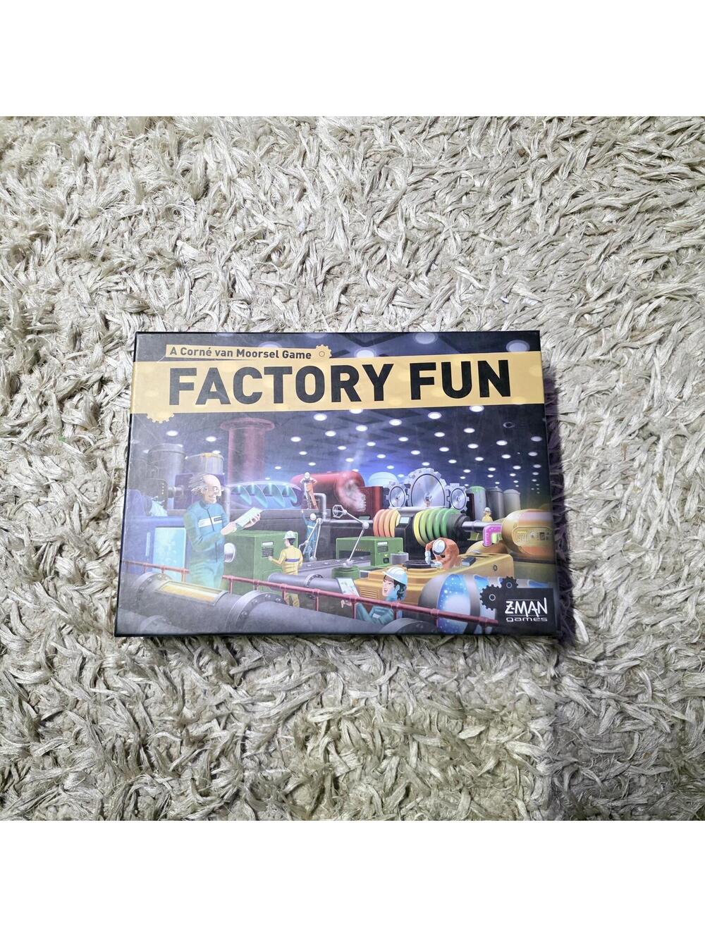 Factory Fun board game (Out of Print) by Corné van Moorsel (Z-man games)